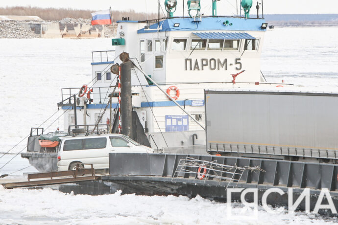 Дьокуускай - Аллараа Бэстээх паромунан айан үлэтэ түмүктэннэ