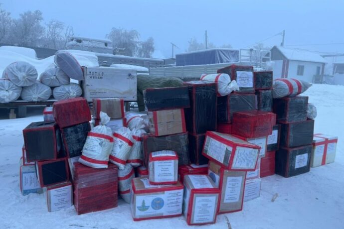 Хаҥалас улууһун делегацията СВО кыттыылаахтарыгар гуманитарнай көмөнү илдьиэҕэ