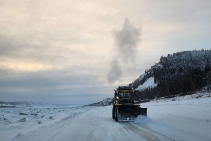 Хаҥалас улууһун кыраныыссата - Солянка кыһыҥҥы суолунан техника таһар кыаҕа үрдээтэ